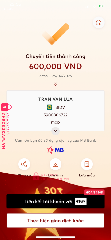 Lua X Tran Số tiền chiếm đoạt: